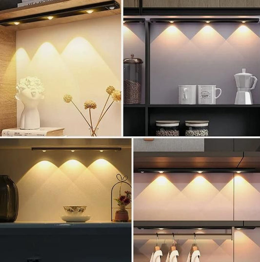 ABFASHION Under Cabinet Lights LED Motion Sensor Indoor, USB Rechargeable
